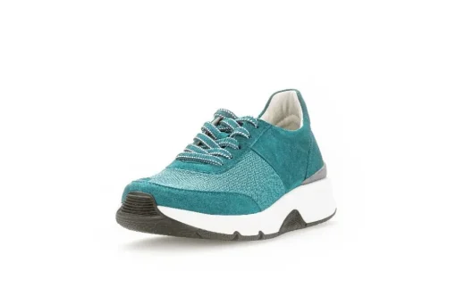 Gabor rollingsoft Sneaker Wechselfußbett blau S14 9.897.32
