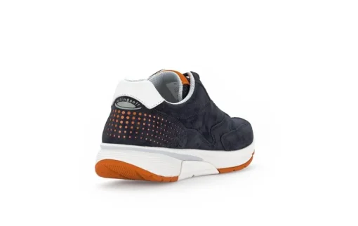 Gabor rollingsoft Sneaker Rauleder Wechselfußbett blau S14  9.876.36