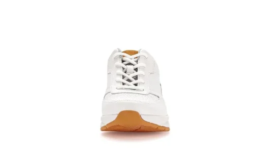 Gabor rollingsoft Sneaker Leder Materialmix Wechelfußbett weiß S14  9.876.51
