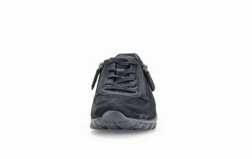 Gabor rollingsoft Sneaker low Rauleder Wechselfußbett blau S23 36.968.26