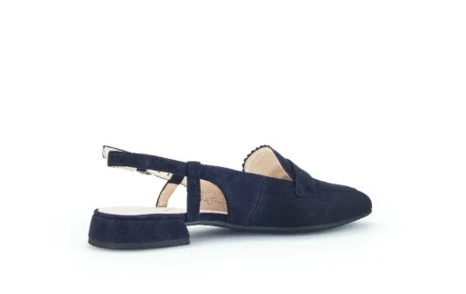 Gabor Slingpumps Rauleder blau S14 41.501.16