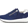 Gabor Sneaker low Leder Comfort- Mehrweite H Wechselfußbett blau S14 46.528.36