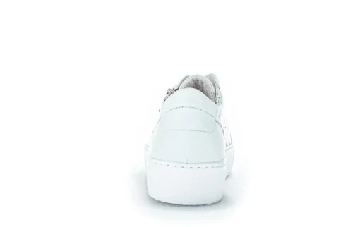 Gabor Sneaker low Leder Flechtoptik Wechselfußbett blau S12 83.324.26