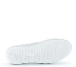 Gabor Sneaker low Leder Flechtoptik Wechselfußbett blau S12 83.324.26