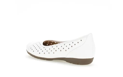 Gabor sportlicher Ballerina weiß S13 24.169.21