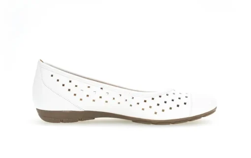Gabor sportlicher Ballerina weiß S13 24.169.21