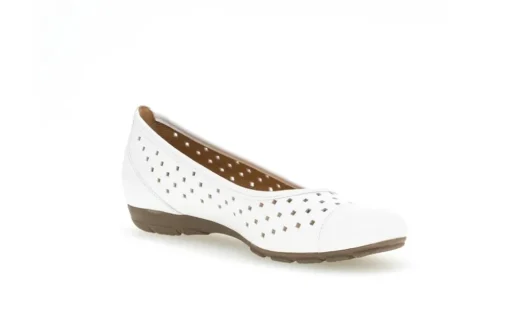 Gabor sportlicher Ballerina weiß S13 24.169.21