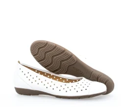 Gabor sportlicher Ballerina weiß S13 24.169.21