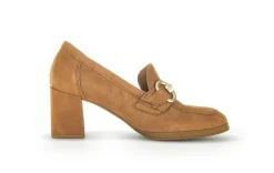 Gabor Trotteur Hochfrontpumps Rauleder Schmuck-detail braun S23 35.292.14