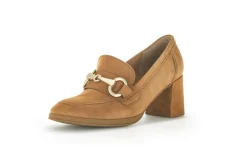 Gabor Trotteur Hochfrontpumps Rauleder Schmuck-detail braun S23 35.292.14