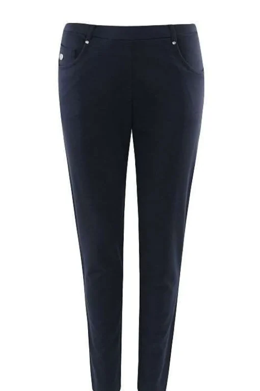 Hajo Schlupfhose Five-Pocket Schwarz 10094/2U