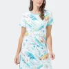 Hajo Sleepshirt Nachthemd 1/4 Arm gemustert 45447