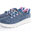 Imac Damen Outdoorschuh Trekkingschuh TEX- Membran Leder Schnellschnürung blau S13 356888