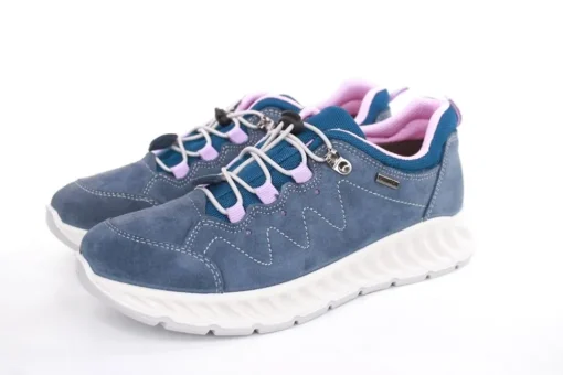 Imac Damen Outdoorschuh Trekkingschuh TEX- Membran Leder Schnellschnürung blau S13 356888