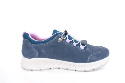 Imac Damen Outdoorschuh Trekkingschuh TEX- Membran Leder Schnellschnürung blau S13 356888