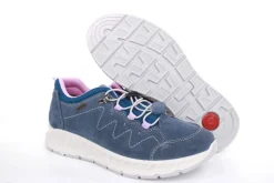 Imac Damen Outdoorschuh Trekkingschuh TEX- Membran Leder Schnellschnürung blau S13 356888
