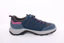 Imac Damen Trekkingschuh Wanderschuh Schnellschnürung Leder/ Mesh blau S13 356740