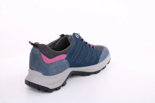 Imac Damen Trekkingschuh Wanderschuh Schnellschnürung Leder/ Mesh blau S13 356740