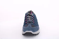 Imac Damen Trekkingschuh Wanderschuh Schnellschnürung Leder/ Mesh blau S13 356740