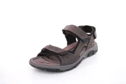 Imac Herren Sandale Leder Trekking grau S13 353100