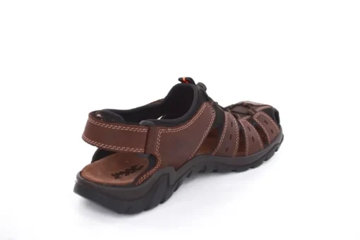 Imac Herren Sandale Trekking sportiv Schuhspitze geschlossen Leder braun S13  353180