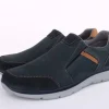 Imac Herren Slipper Leder Wechselfußbett blau S13 352151
