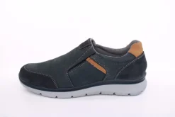 Imac Herren Slipper Leder Wechselfußbett blau S13 352151