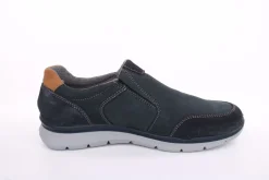 Imac Herren Slipper Leder Wechselfußbett blau S13 352151