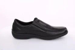 Imac Herren Slipper Schlupfschuh Leder klassisch schwarz S13 350600