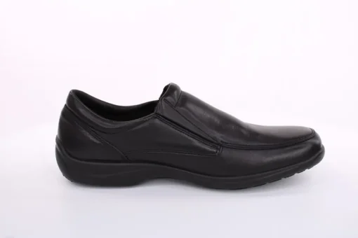 Imac Herren Slipper Schlupfschuh Leder klassisch schwarz S13 350600