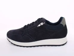 IMAC Herren Sneaker Halbschuh Leder blau S13 352061