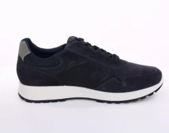 IMAC Herren Sneaker Halbschuh Leder blau S13 352061