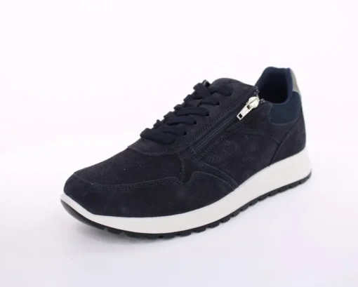 IMAC Herren Sneaker Halbschuh Leder blau S13 352061