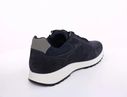 IMAC Herren Sneaker Halbschuh Leder blau S13 352061