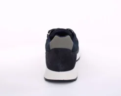 IMAC Herren Sneaker Halbschuh Leder blau S13 352061