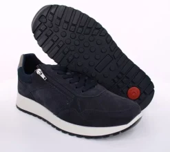 IMAC Herren Sneaker Halbschuh Leder blau S13 352061