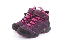 IMAC Kinder Outdoor- Schuh Wander- Schuh Klettverschluss TEX- Membran grau, pink, beige S22 282358