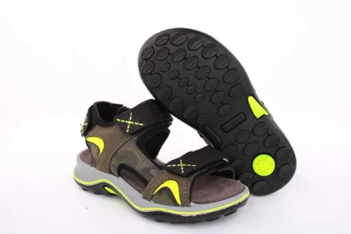 Imac Kindersandale Jungen Trekking Klettverschluss grün  S13 382511