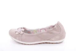 Imac Mädchen Ballerina Rauleder Blumenmotiv beige S13 380160