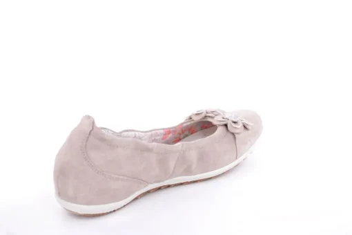 Imac Mädchen Ballerina Rauleder Blumenmotiv beige S13 380160