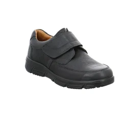 Jomos Halbschuh Slipper Klettverschluss K - Weite schwarz 461406