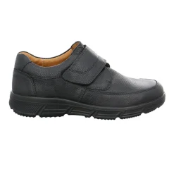 Jomos Halbschuh Slipper Klettverschluss K - Weite schwarz 461406