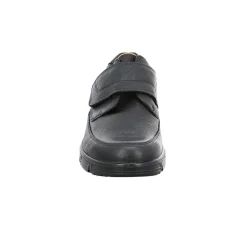 Jomos Halbschuh Slipper Klettverschluss K - Weite schwarz 461406