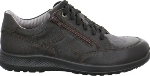 Jomos Herren Schnürhalbschuh Reißverschluss SCHWARZ BRAUN 322424