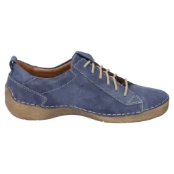 JOSEF SEIBEL Fergey 56 Damen Schnür- Halbschuh Leder blau S12 59656