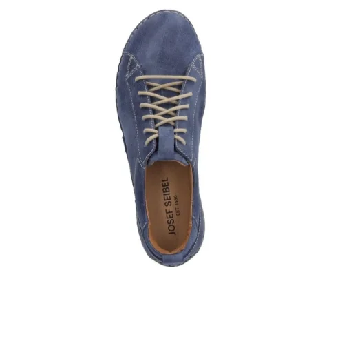 JOSEF SEIBEL Fergey 56 Damen Schnür- Halbschuh Leder blau S12 59656