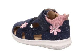Legero Sandale mit Klettverschluss BUMBLEBEE - blau/rosa S13  1-000388-8000