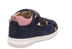 Legero Sandale mit Klettverschluss BUMBLEBEE - blau/rosa S13  1-000388-8000