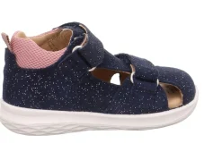 Legero Sandale mit Klettverschluss BUMBLEBEE - blau/rosa S13  1-000388-8000