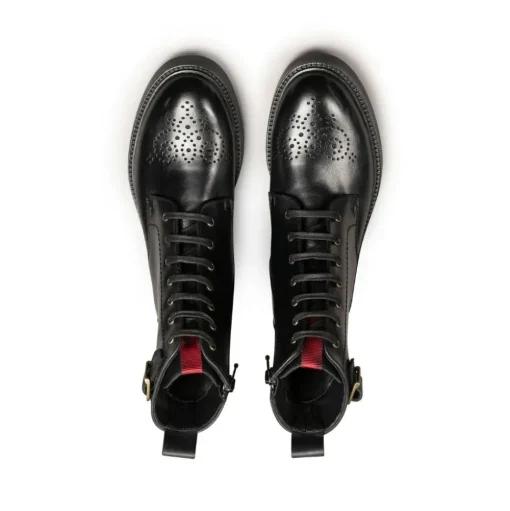 Lloyd Damen Stiefelette Schnürung Leder SCHWARZ 24-291-00